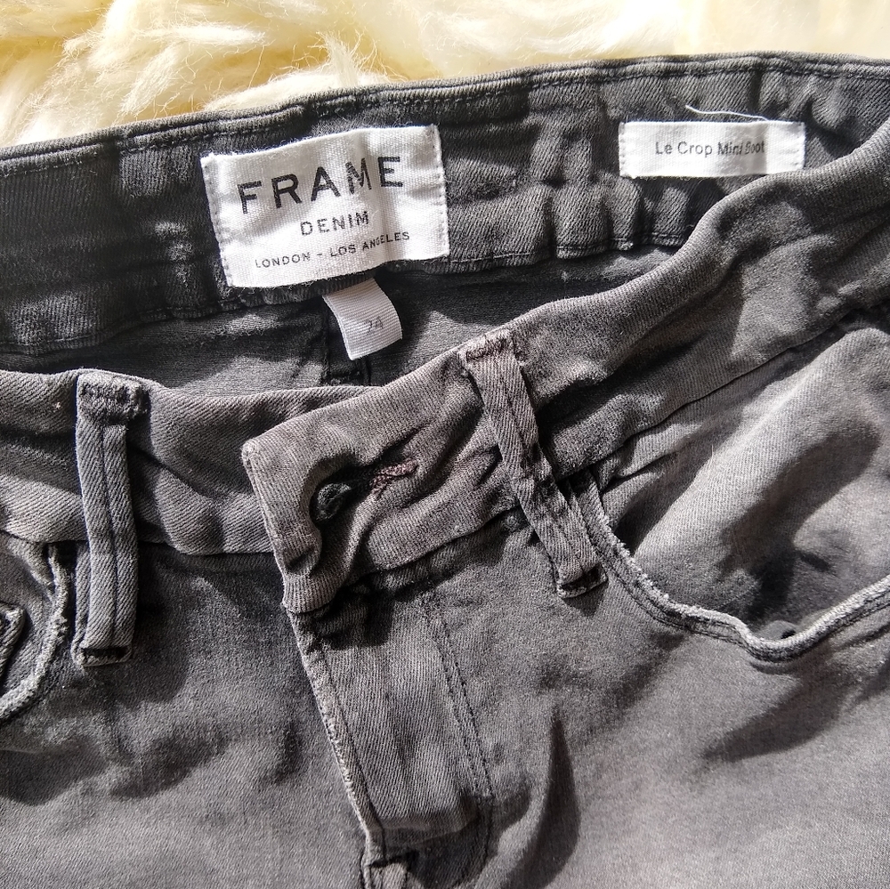 Frame Denim Charcoal Jeans